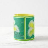 Plumeria-Baumhaiku-Tasse Tasse (Zentrum)