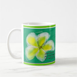 Plumeria-Baumhaiku-Tasse Tasse