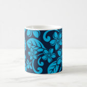 PLUMERIA (Blau x 2) Kaffeetasse (Mittel)