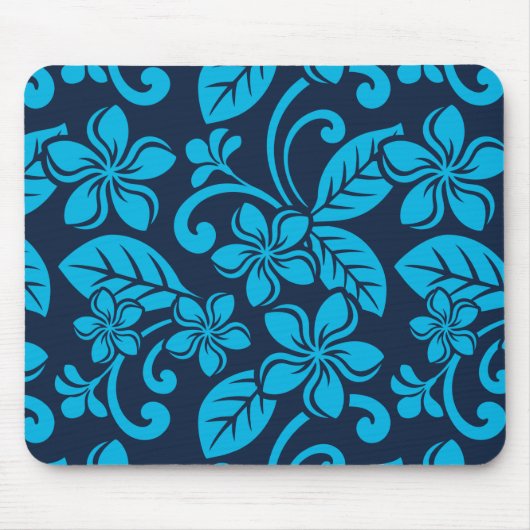 PLUMERIA (Blau x 2) Mousepad (Vorne)