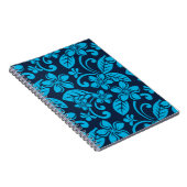 PLUMERIA (Blau x 2) Notizblock (Rechte Seite)