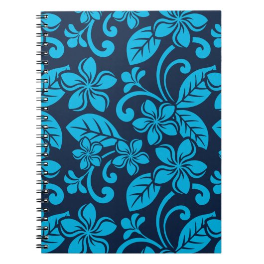 PLUMERIA (Blau x 2) Notizblock (Vorderseite)