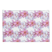 Plumeria Blocks in rosa Pillowcase Set Kissenbezug (Rückseite-Rechts)
