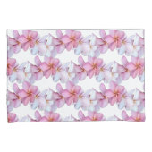 Plumeria Blocks in rosa Pillowcase Set Kissenbezug (Vorderseite-Rechts)