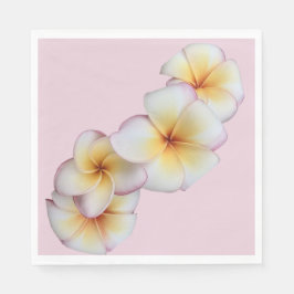 Plumeria Blooms Serviette
