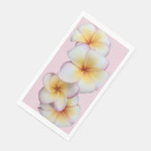 Plumeria Blooms Serviette (Ecke)