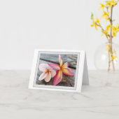 Plumeria blüht Notenkarte Karte (Gelbe Blume)