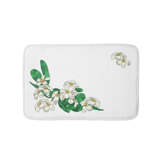 Plumeria-Blume Badematte (Vorderseite)