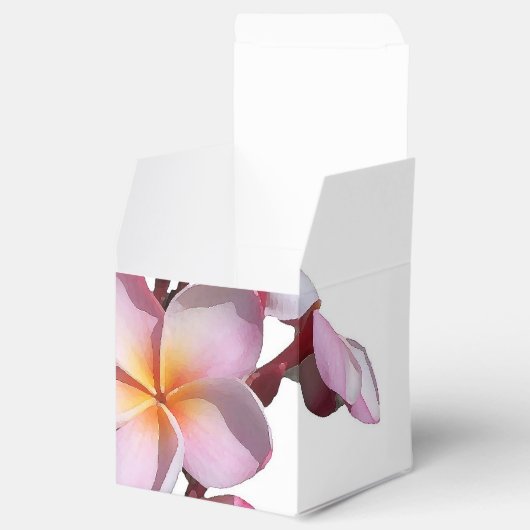Plumeria Blume Gefälligkeitsbox Geschenkschachtel (Geöffnet)