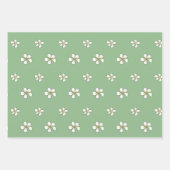 Plumeria-Blume Geschenkpapier Set (Vorderseite 3)