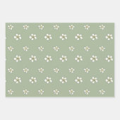 Plumeria-Blume Geschenkpapier Set (Vorderseite)