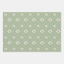 Plumeria-Blume Geschenkpapier Set