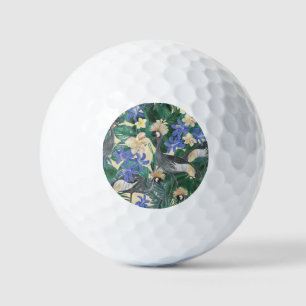 Plumeria Blumen, Aquarell Nahtlos. Golfball
