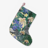 Plumeria Blumen, Aquarell Nahtlos. Kleiner Weihnachtsstrumpf (Vorderansicht (hängend))