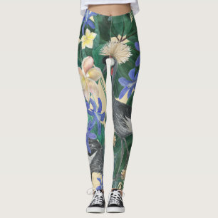 Plumeria Blumen, Aquarell Nahtlos. Leggings