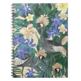 Plumeria Blumen, Aquarell Nahtlos. Notizblock