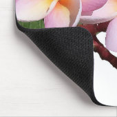 Plumeria-Blumen Mousepad (Ecke)