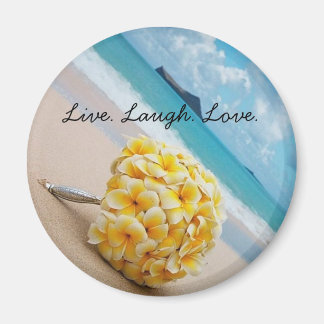 Plumeria Bouquet Live. Lachen. Liebe. Magnet