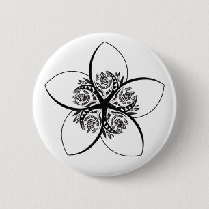 Plumeria Button