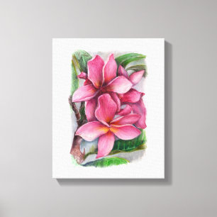 Plumeria Canvas Print Leinwanddruck