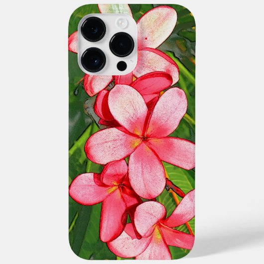 Plumeria Case-Mate iPhone Hülle (Rückseite)