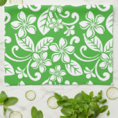 PLUMERIA (CITRUS GRÜNE) GESCHIRRTUCH (Gefaltet)