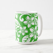 PLUMERIA (CITRUS GRÜNE) KAFFEETASSE (VorderseiteRechts)