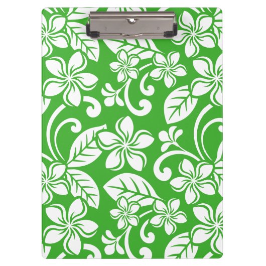 PLUMERIA (CITRUS GRÜNE) KLEMMBRETT (Vorderseite)