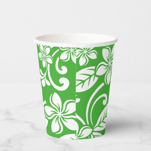 PLUMERIA (CITRUS GRÜNE) PAPPBECHER (Rechts)