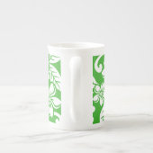 PLUMERIA (CITRUS GRÜNE) PORZELLANTASSE (Rückseite)