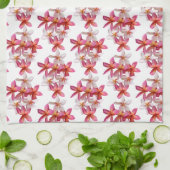 Plumeria Collage Kitchen Towel Geschirrtuch (Gefaltet)