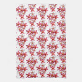 Plumeria Collage Kitchen Towel Geschirrtuch (Vertikal)