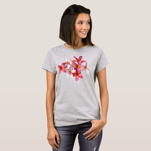 Plumeria Collage T-Shirt (Vorne ganz)