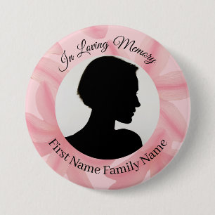 Plumeria-Erinnerungsfoto-Button Button