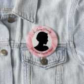 Plumeria-Erinnerungsfoto-Button Button (Beispiel)