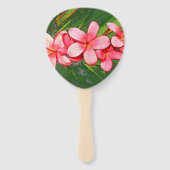 Plumeria Fächer (Rückseite)