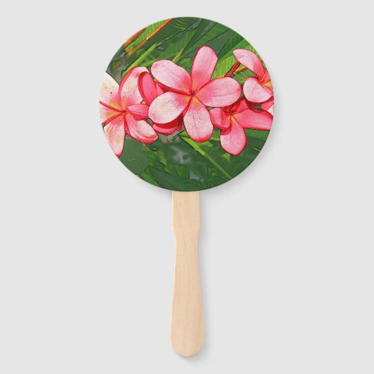 Plumeria Fächer (Vorderseite)