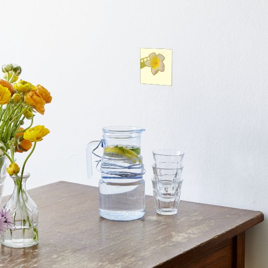 Plumeria Foliendrucke (Ablage(Küche))