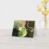 Plumeria Foto Art Notecard Karte (Gelbe Blume)