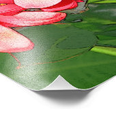 Plumeria Fotodruck (Ecke)