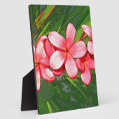 Plumeria Fotoplatte (Seite)