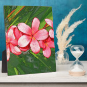 Plumeria Fotoplatte (Seite)
