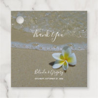 Plumeria Frangipani auf Sand Wedding Geschenk