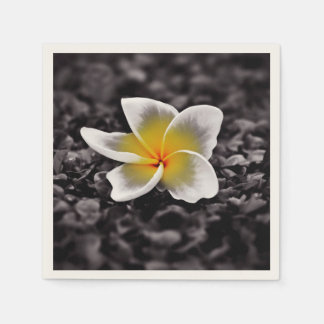 Plumeria Frangipani Hawaii Blume Serviette