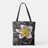 Plumeria Frangipani Hawaii Blume Tasche (Rückseite)