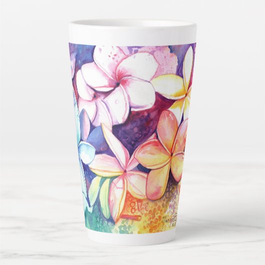Plumeria Fun Milchtasse (Vorderseite)
