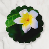 Plumeria Geschenkanhänger (Rückseite)