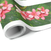 Plumeria Geschenkpapier (Rolleneckpunkt)