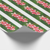 Plumeria Geschenkpapier (Ecke)