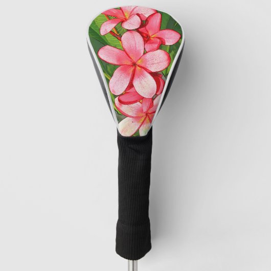 Plumeria Golf Headcover (Vorderseite)